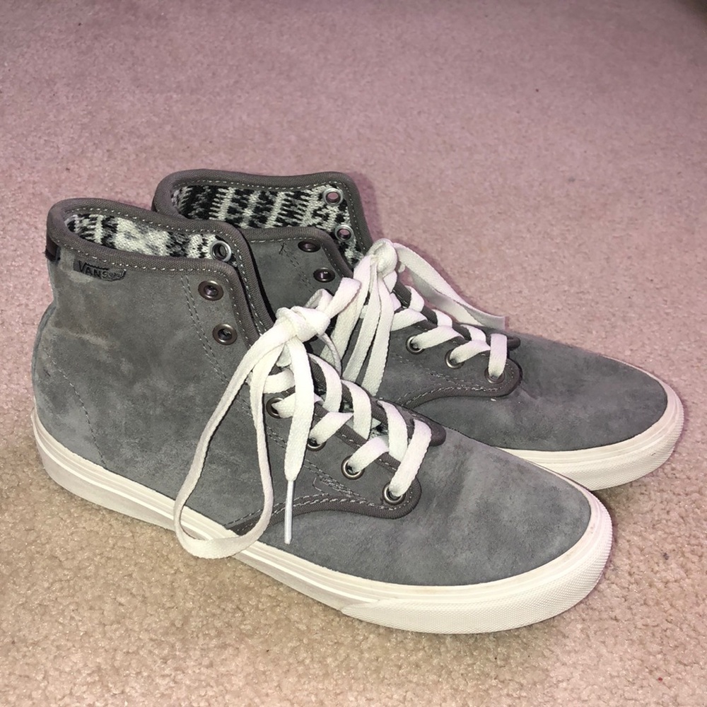 Vans suede high tops